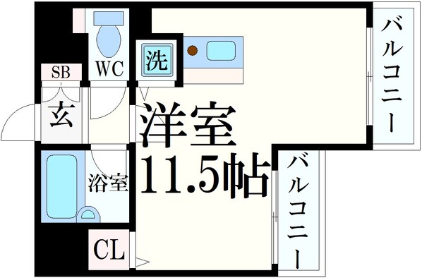 ソレイユ甲南の物件間取画像